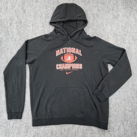 Alabama Crimson Tide Hoodie Women Large Nike Varsity Fleece National Champion 20 - Picture 1 of 15